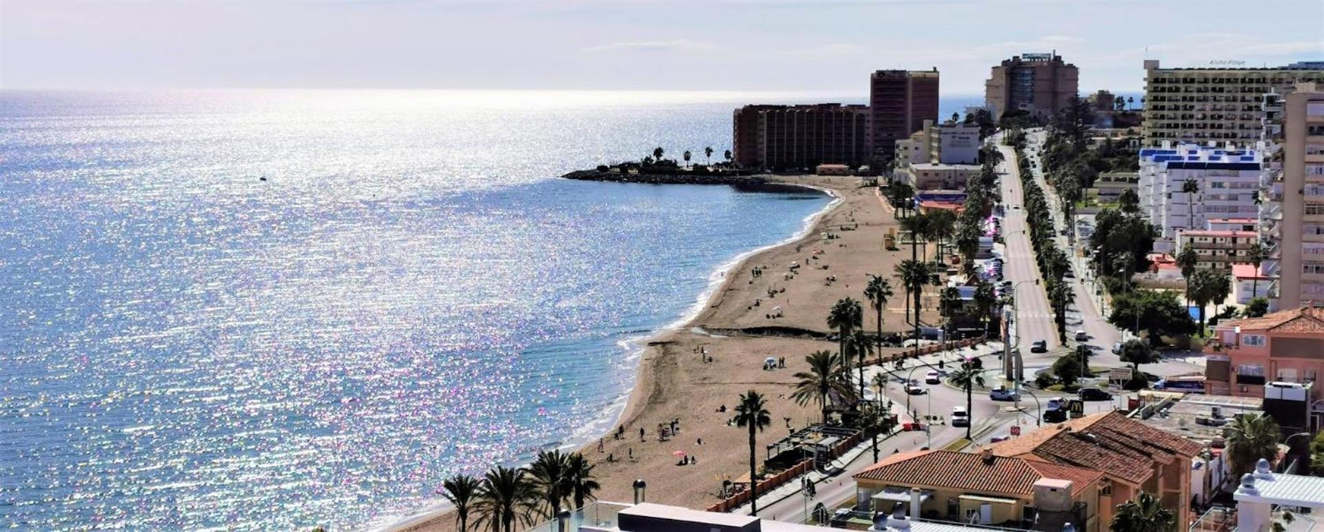 Benalmadena Front Line Sea View 1 Bedroom Large Apartment Eksteriør billede